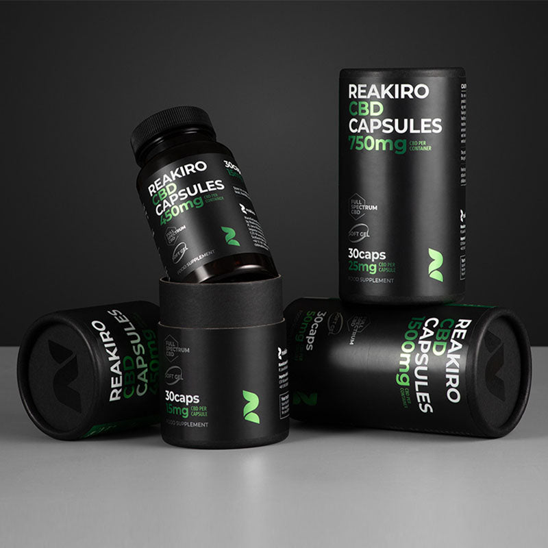 Reakiro Full Spectrum CBD Capsules Range