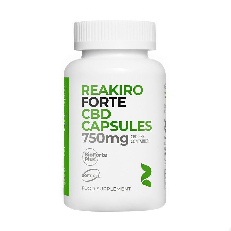 Reakiro Forte CBD Capsules 750mg 60pcs