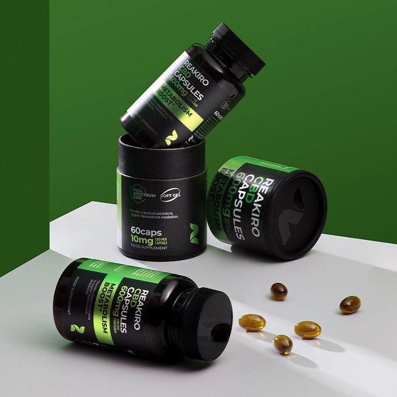 Reakiro Cbd Full Spectrum Metabolism Boost Capsules 600 mg