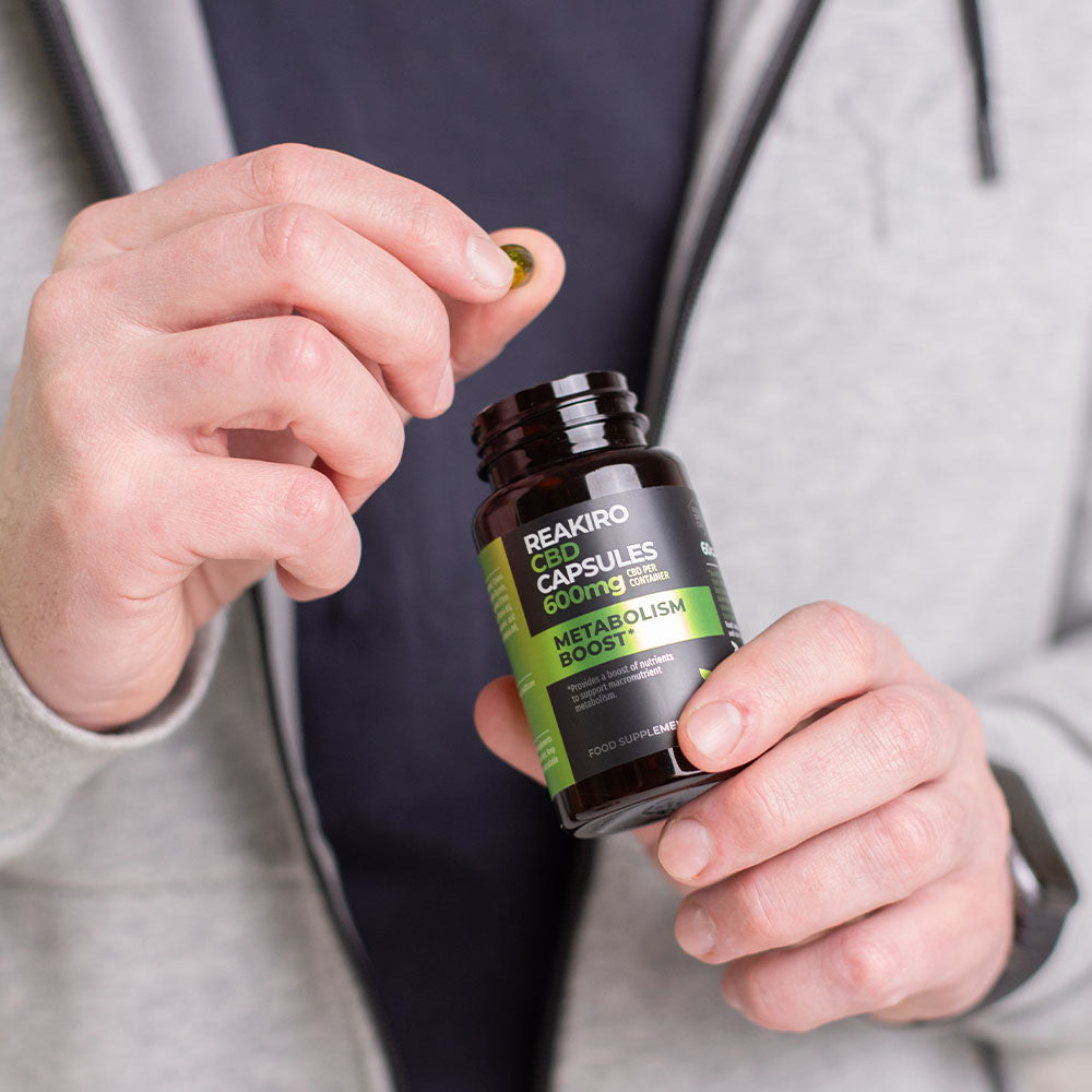 Reakiro Cbd Capsules 600 mg Metabolism Boost