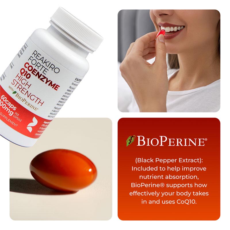 Reakiro Forte Coenzyme Q10 120000mg Usage