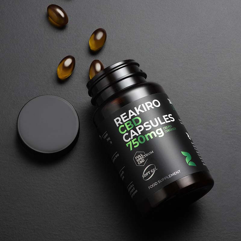 Reakiro Full Spectrum CBD Capsules 750 mg