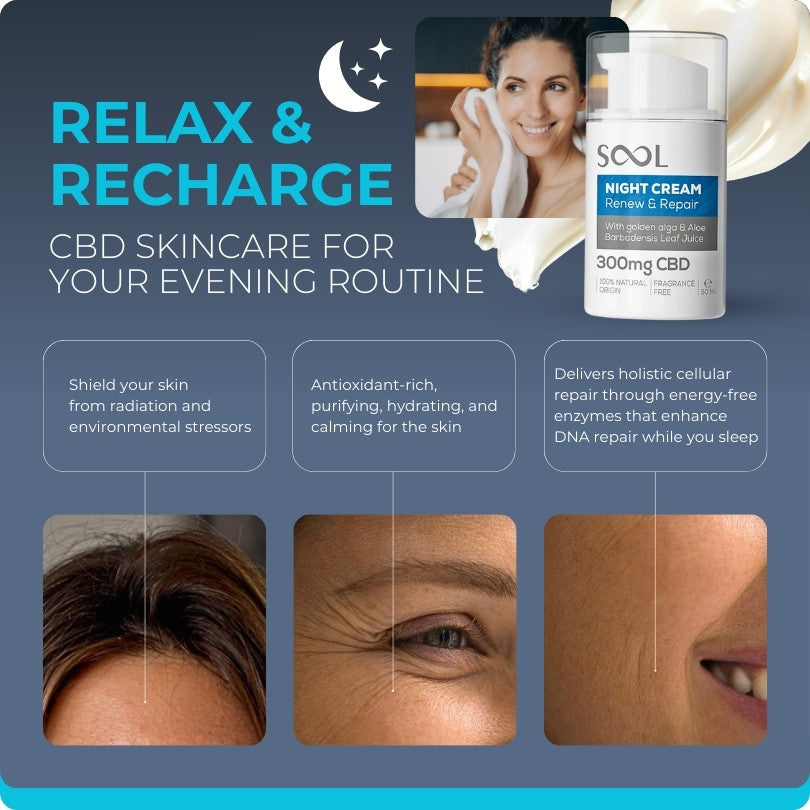 Sool Cbd Night Cream Effect