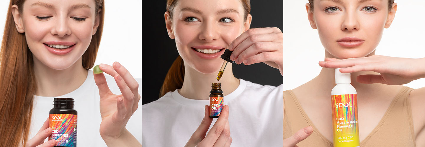 Sool CBD Broad Spectrum Gummies Oils in use