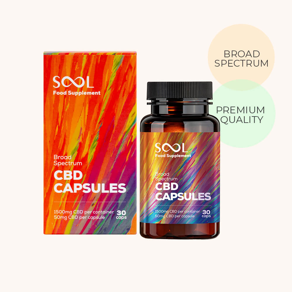Sool CBD Gel capsules 1500mg 30pcs box