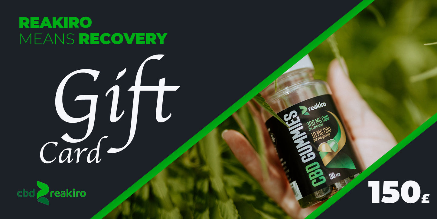 CBD Gift Card by Reakiro £150