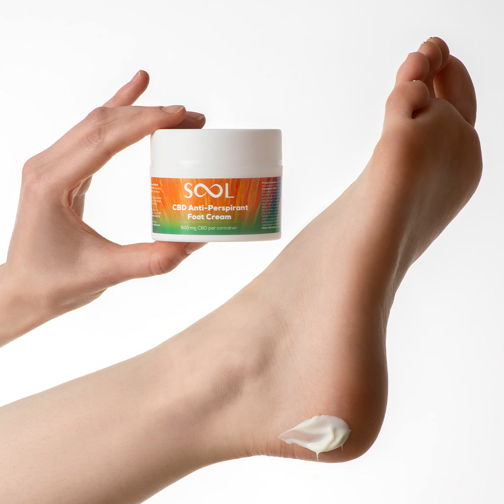 SOOL CBD Foot Cream usage