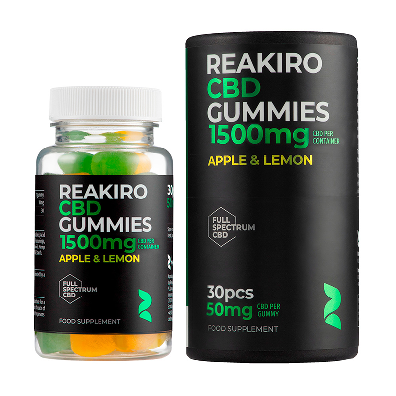 Reakiro CBD Gummies UK 1500mg 30 psc