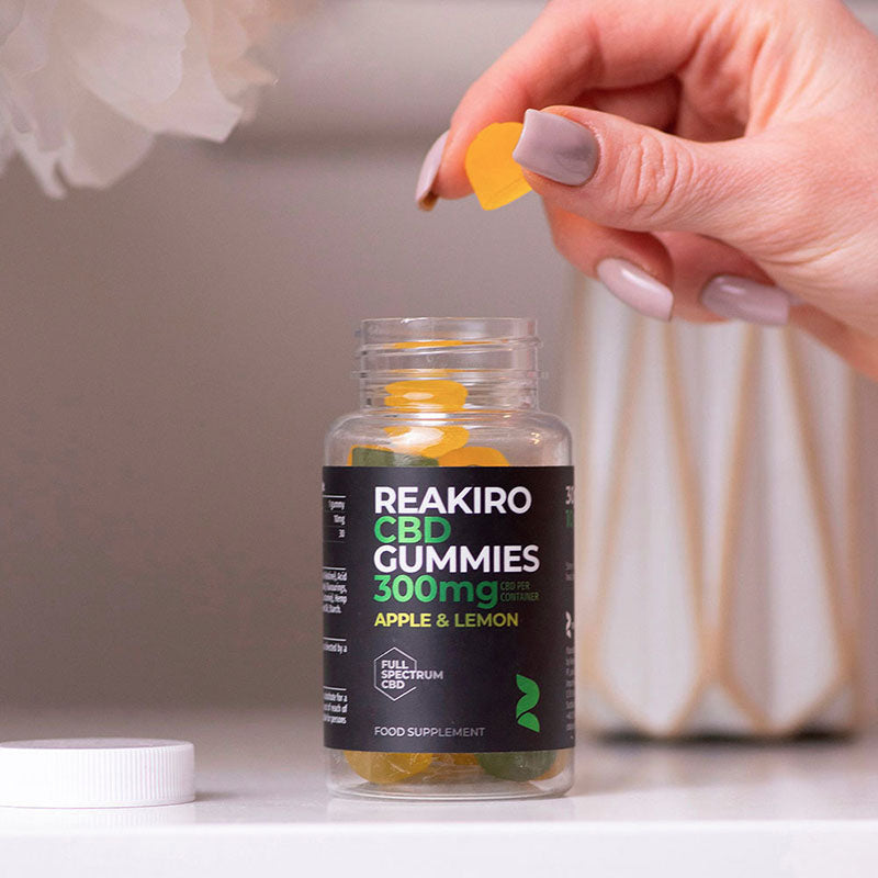 CBD Gummies 300mg Full-spectrum 30pcs in use