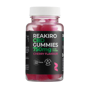 CBD Vegan Gummies 750mg Cherry flavour 30pcs