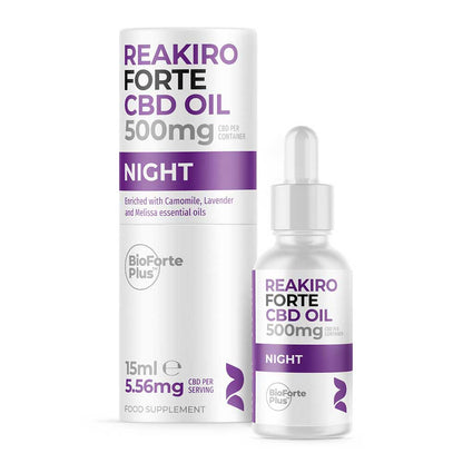 Reakiro Forte CBD Night Oil 500mg 15ml