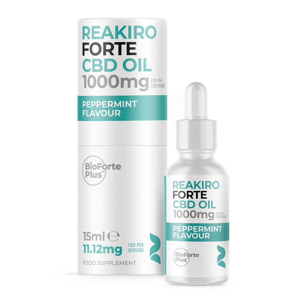 Reakiro Forte CBD Oil 1000mg Peppermint