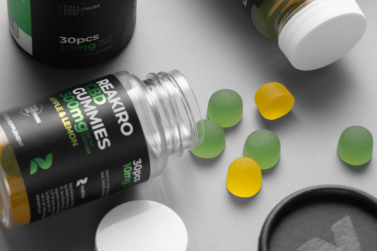 Reakiro Full Spectrum Gummies 300 mg in use