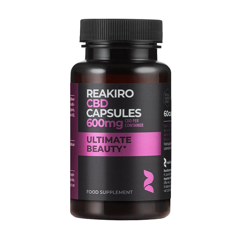 Ultimate Beauty Soft Gel CBD Capsules 600mg