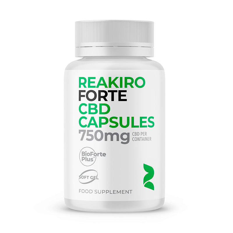 Reakiro Forte CBD Capsules 750mg 60pcs