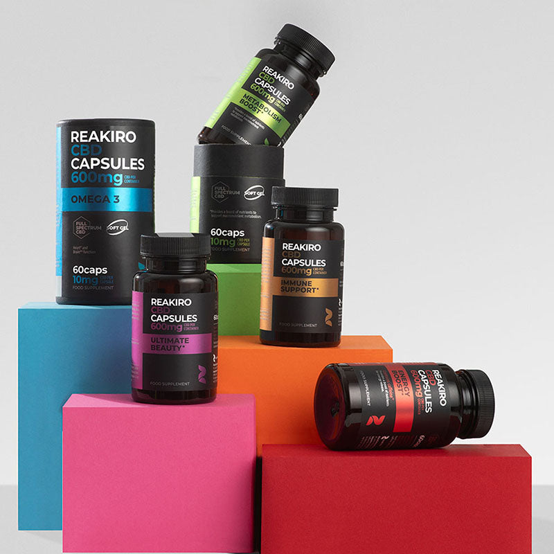 Reakiro CBD Full Spectrum Vitamins Range