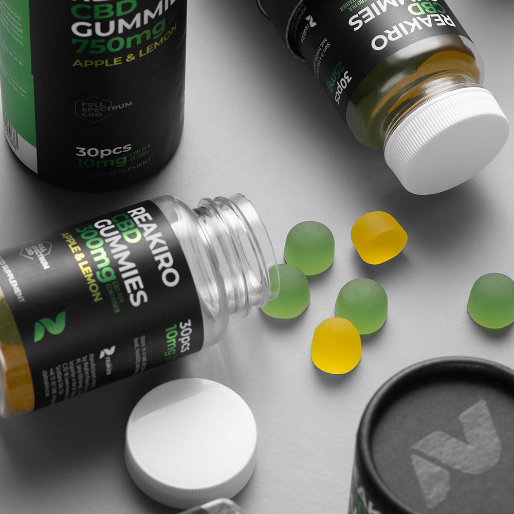 Reakiro CBD Full Spectrum Gummies Range