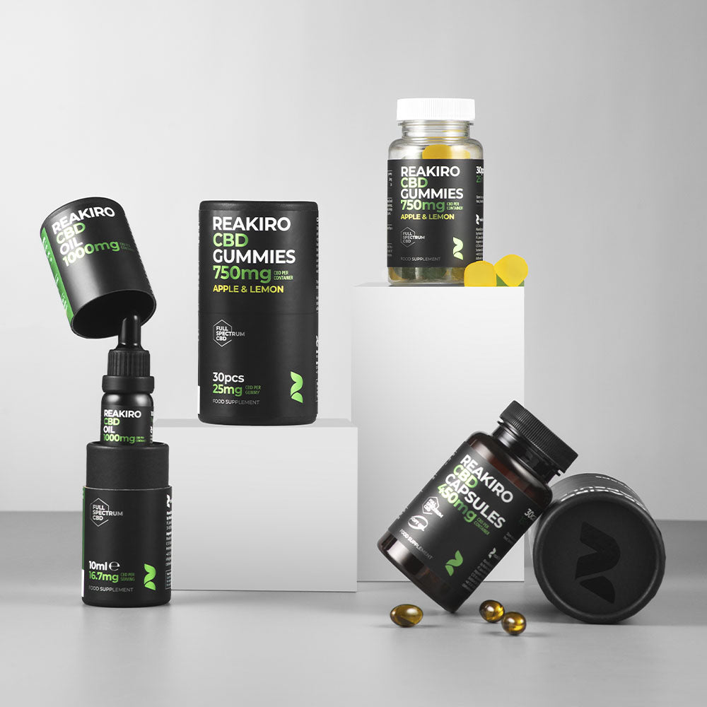 Reakiro Full Spectrum All CBD Products