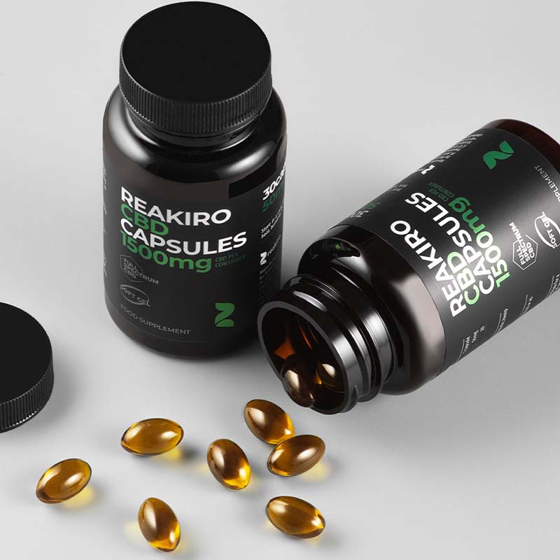 Reakiro Full Spectrum CBD Capsules 1500 mg