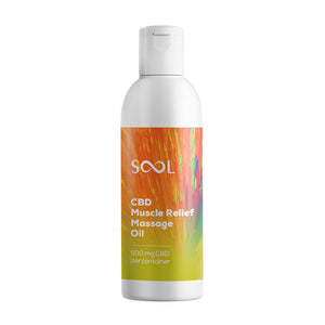 SOOL CBD Massage Oil Muscle Relief 500mg UK