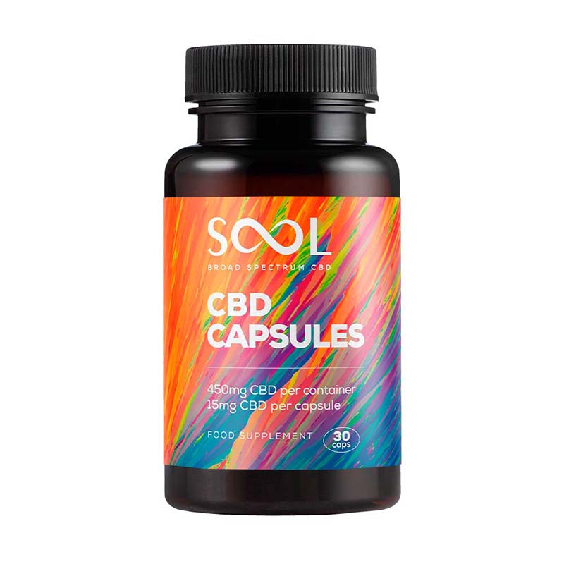 Sool Broad Spectrum CBD Gel Capsules 450mg 30pcs