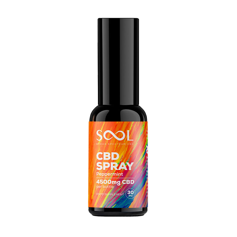 SOOL Broad Spectrum CBD Oil Spray Apple 4500mg 30ml