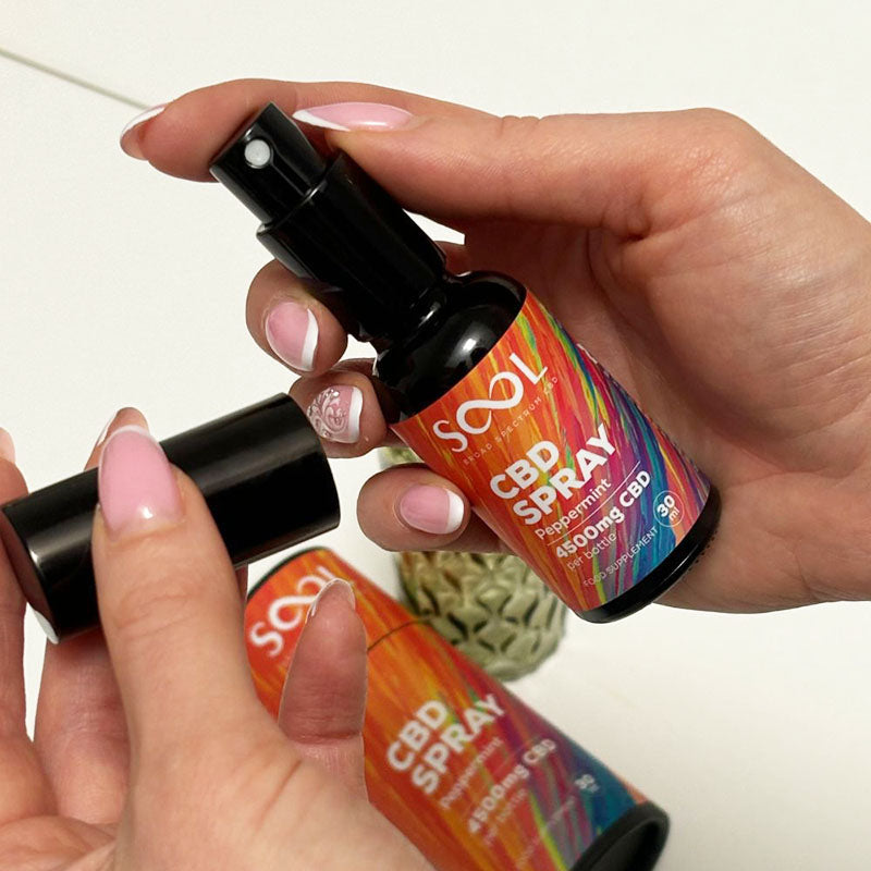 SOOL CBD spray 4500mg usage