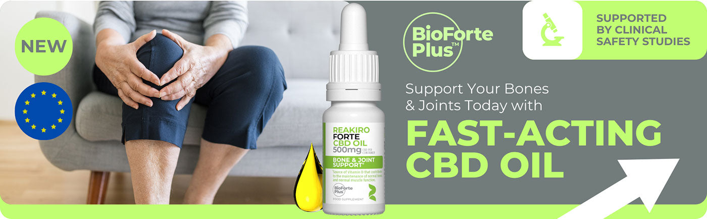 Support your bones & joints with fast-acting CBD Oil