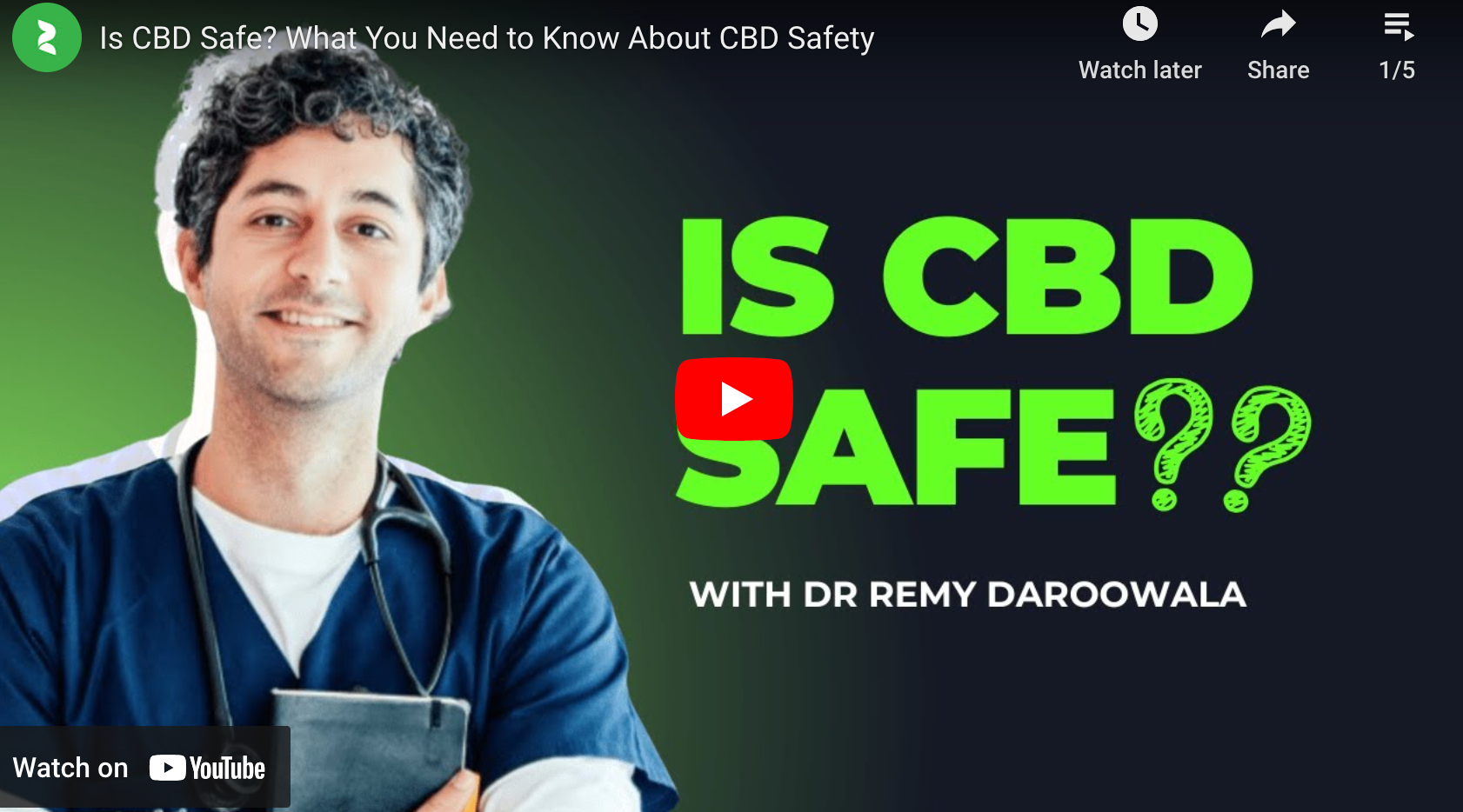 Load video: Is CBD Safe? What You Need to Know About CBD Safety