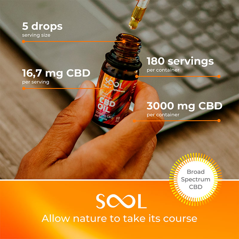 sool cbd oil 3000mg dose