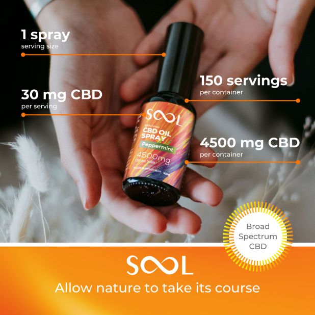 SOOL CBD Spray 4500mg